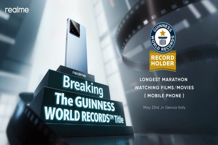 realme GT 7 Successfully Breaks Guinness World Record, Watching Movies Continuously for Over 24 Hours