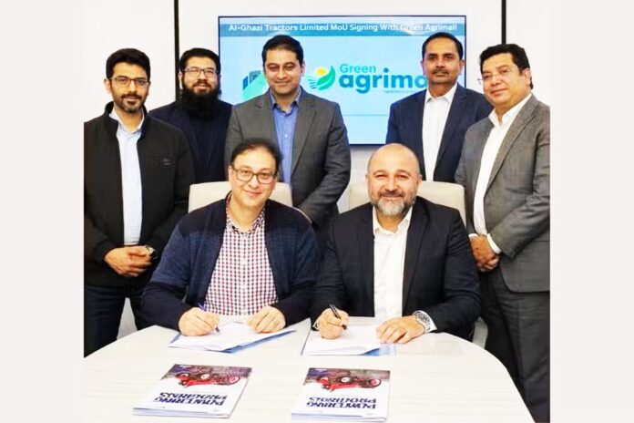 Al-Ghazi Tractors Limited, one of Pakistan's leading tractor manufacturers, has signed a strategic Memorandum of Understanding with Green Agrimall at Al-Ghazi's Lahore office to strengthen farmer access to mechanization solutions across Pakistan. The MoU was signed by Yasin Seker, CEO of Al-Ghazi Tractors Limited, and Ali Sufian Hamayon, CEO of Green Agrimall, formalizing a collaboration that aims to enhance distribution channels, improve service accessibility, and support productivity within the country's agricultural value chain.