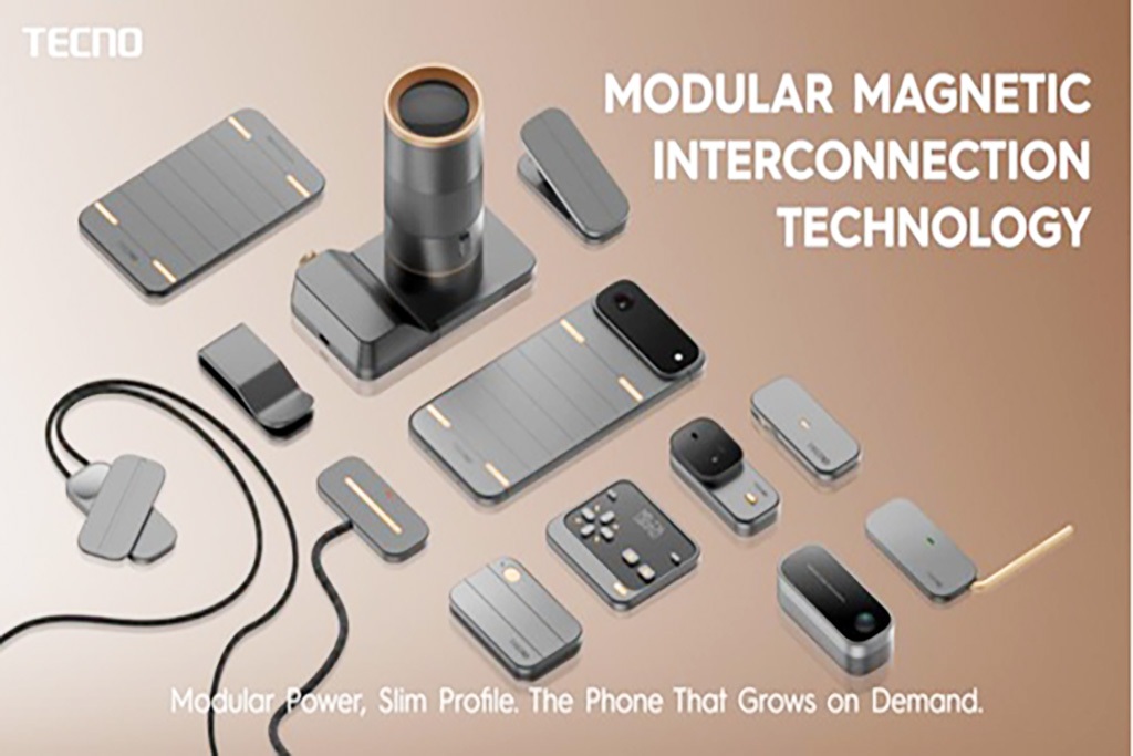   TECNO Unveils the World's Thinnest Modular Smartphone Ecosystem Concept  