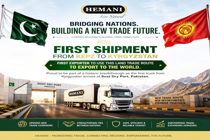 Hemani Marks Historic Milestone as First Exporter in Landmark Transit Breakthrough Connecting Kyrgyzstan to Pakistan