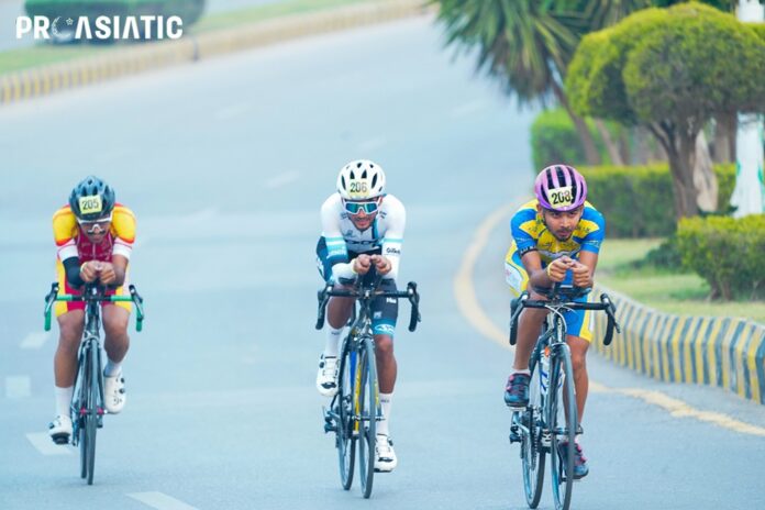 Pakistan Makes History with First Ever Open Water Olympic Triathlon at Gulberg Greens