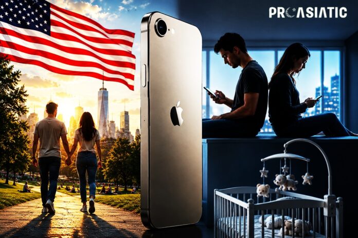 Study Suggests iPhone Era Played a Key Role in America's Falling Birth Rate