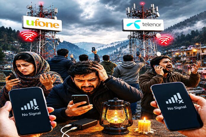 No Light, No Network: Outraged Citizens Slam Ufone and Telenor Over Total Service Collapse in Abbottabad & Galyat