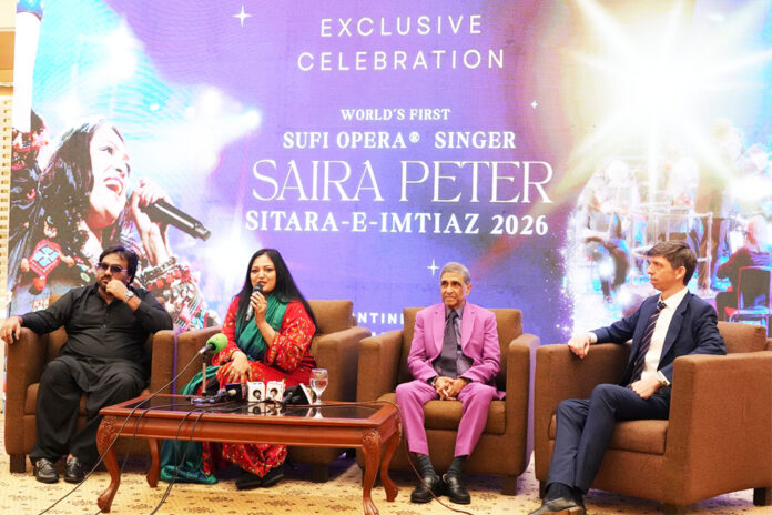 Special Celebration in Lahore Honours Sufi Opera Singer Saira Peter on Selection for Sitara-i-Imtiaz