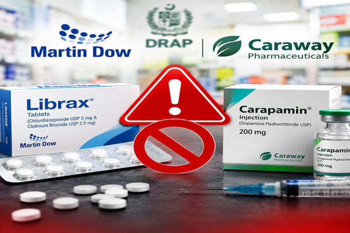 DRAP Alert: Martin Dow, Caraway Pharma Batches Flagged—Check Before Use!